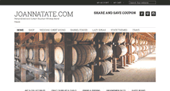 Desktop Screenshot of joannatate.com