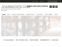 Tablet Screenshot of joannatate.com